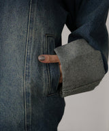 コーデュロイカラーデニムジャケット