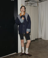 コーデュロイカラーデニムジャケット