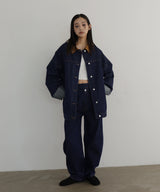 コーデュロイカラーデニムジャケット