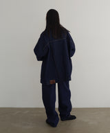 コーデュロイカラーデニムジャケット