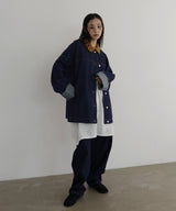 コーデュロイカラーデニムジャケット