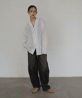 アシメカーブデニムパンツ