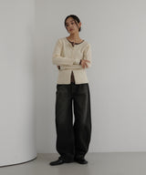 アシメカーブデニムパンツ