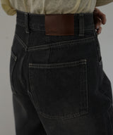 アシメカーブデニムパンツ