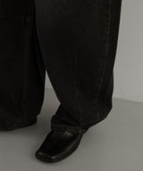 アシメカーブデニムパンツ