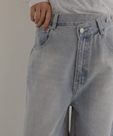 アシメカーブデニムパンツ