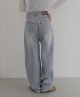 アシメカーブデニムパンツ