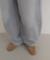 アシメカーブデニムパンツ