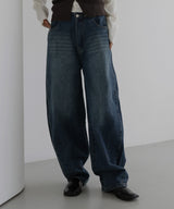 アシメカーブデニムパンツ