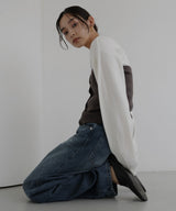 アシメカーブデニムパンツ