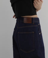 アシメカーブデニムパンツ