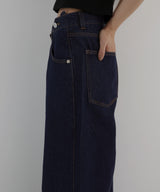 アシメカーブデニムパンツ