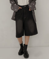 バミューダデニムパンツ