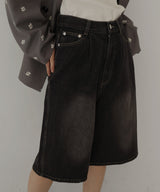 バミューダデニムパンツ