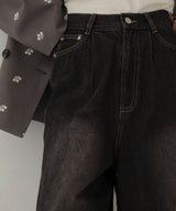 バミューダデニムパンツ