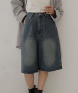 バミューダデニムパンツ