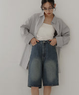 バミューダデニムパンツ