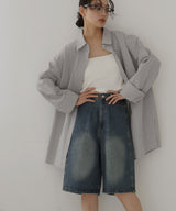 バミューダデニムパンツ