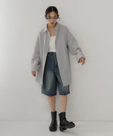 バミューダデニムパンツ