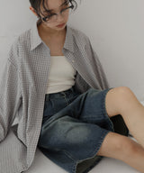 バミューダデニムパンツ