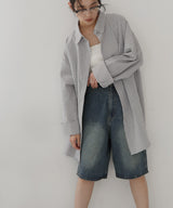 バミューダデニムパンツ