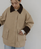 コーデュロイカラーツイルカバーオール