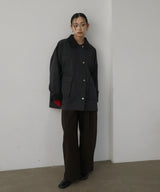 コーデュロイカラーツイルカバーオール