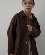 コーデュロイカラーツイルカバーオール