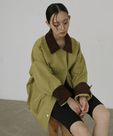 コーデュロイカラーツイルカバーオール