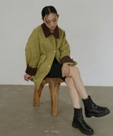 コーデュロイカラーツイルカバーオール