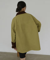 コーデュロイカラーツイルカバーオール