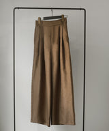 リネンライクタックパンツ