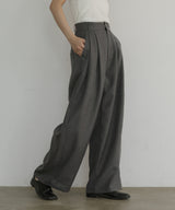 リネンライクタックパンツ