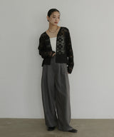 リネンライクタックパンツ