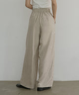 リネンライクタックパンツ