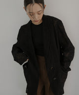 刺繍シアーテーラードジャケット