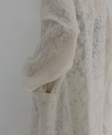 刺繍シアーテーラードジャケット