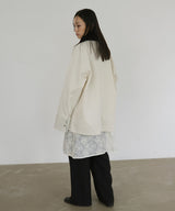 刺繍レースチュニックキャミワンピ