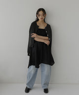 刺繍チュニックワンピース