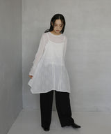 刺繍チュニックワンピース