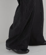 【2月中旬予約商品】刺繍レースイージーパンツ