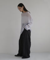 【2月中旬予約商品】刺繍レースイージーパンツ