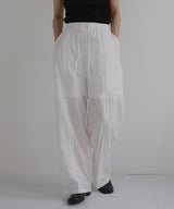 【2月中旬予約商品】刺繍レースイージーパンツ