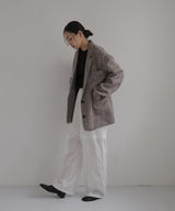 【2月中旬予約商品】刺繍レースイージーパンツ