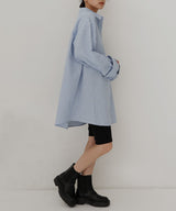 ベルト付きサッカーチェックシャツ