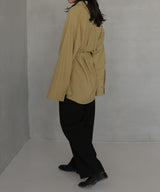 ベルト付きサッカーチェックシャツ