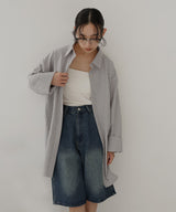 ベルト付きサッカーチェックシャツ