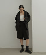 リネンライクストライプジャケット