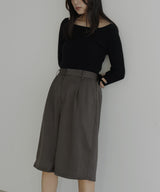 TRツイルタックハーフパンツ