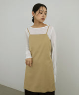 TRツイルバックオープンチュニックキャミ